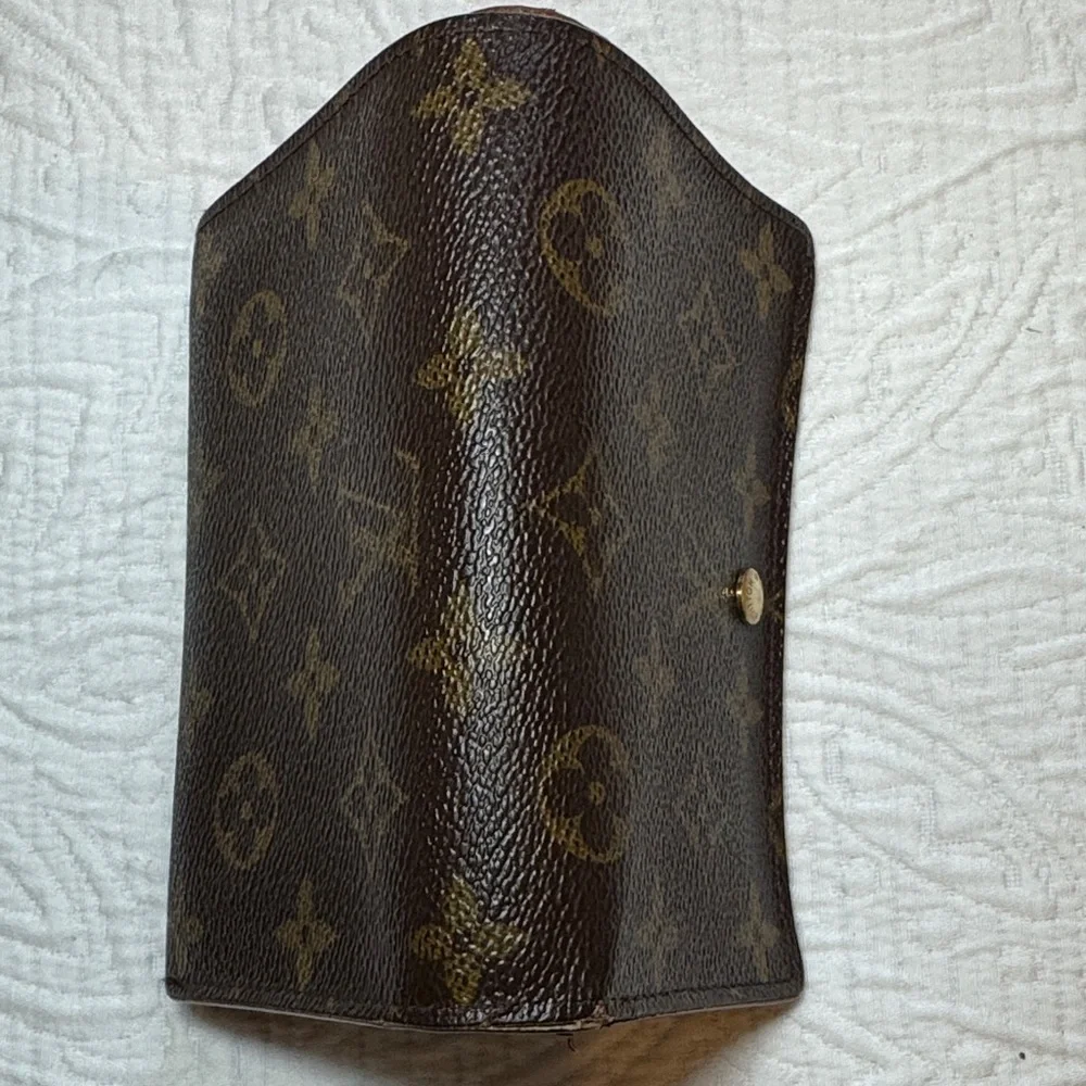 Louis Vuitton Vintage  Brown Monogram Porte-Monnaie Tresor Wallet - Picture 10 of 13
